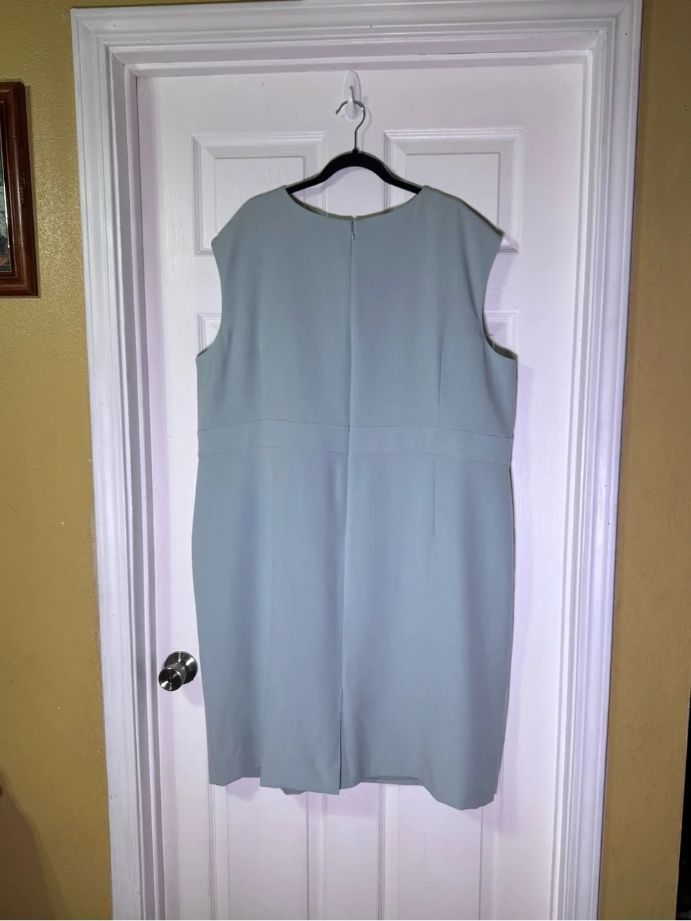 Kasper Pale Blue Sleeveless Sheath Dress - Picture 6 of 10
